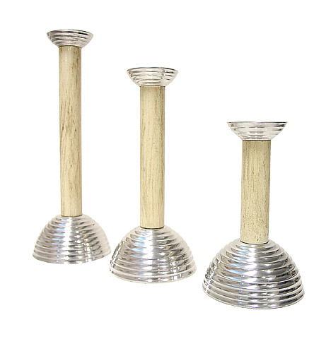 International Silver Company 3pc Candle Stand Set H11114792