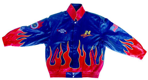 Nascar Jeff Gordon 2001 Championship Leather Jacket JEFFG