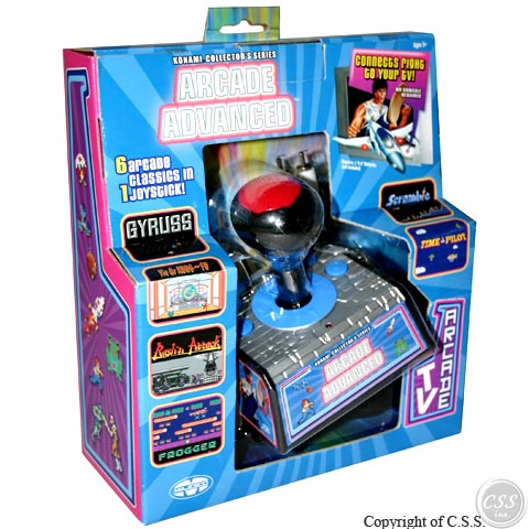Konami Collector's Series TV Arcade Advanced 6 in 1 by Majesco JS-150
