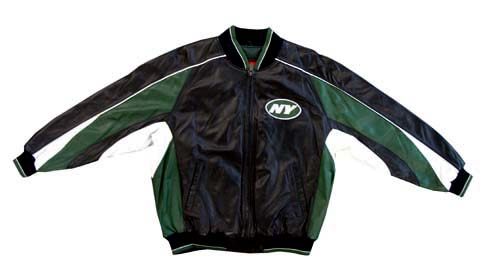 New York Jets Leather Jacket - Xxlarge L35070-JXXL