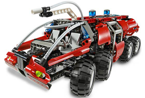 Lego Technic Rescue Truck Building Set 8454