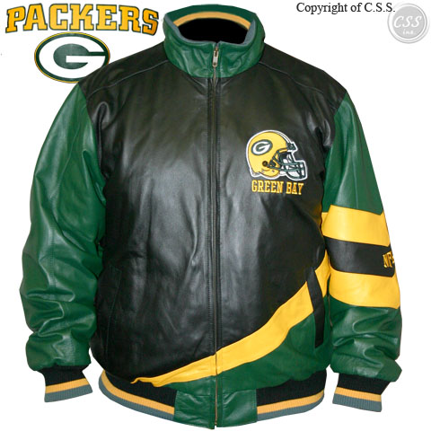 G-III Green Bay Packers Genuine Leather Jacket LA53160-PAC