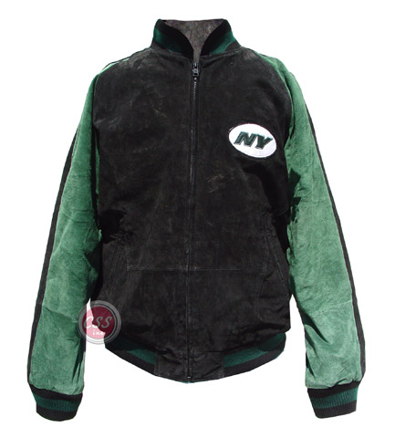 Jets Suede Jacket - New York Jets NFL Classic Suede Jacket LA66290JETS
