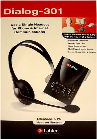 Labtec Dialog - 301 Telephone And Pc Headset System LVA5301