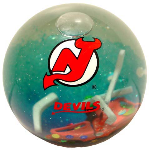 New Jersey Devils Liquid Globe Paper Weight LW308H