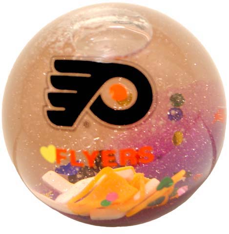 Philadelphia Flyers Liquid Globe Paper Weight LW312