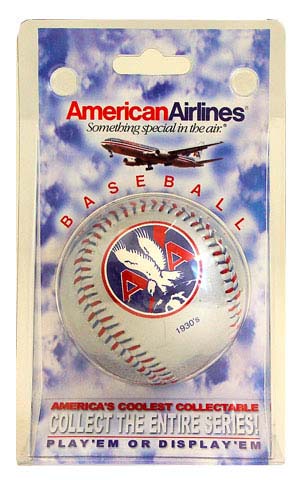 COLLECTIBLE BASEBALL: AMERICAN AIRLINES COLLECTIBLE BASEBALL - 1930'S MGA-30R