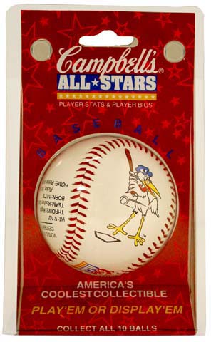 COLLECTIBLE BASEBALL - CAMPBELL'S ALL-STARS COLLECTIBLE BASEBALL VLASSIC STORK MGC-STORK