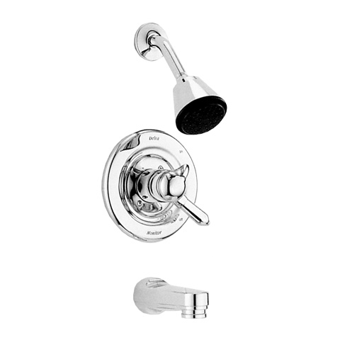 Delta 1748 Classic Scald-Guard Tub/Shower Faucet, in Chrome Finish N1748C-74
