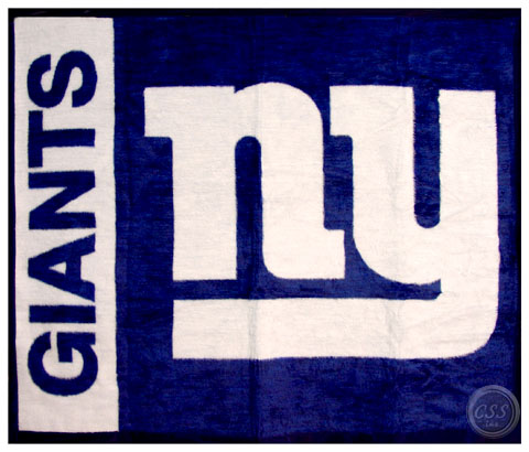 New York Giants Throw Blanket 60 Inch x 50 Inch NFLGB
