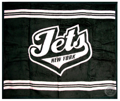 New York Jets Throw Blanket 60 Inch x 50 Inch NFLJB