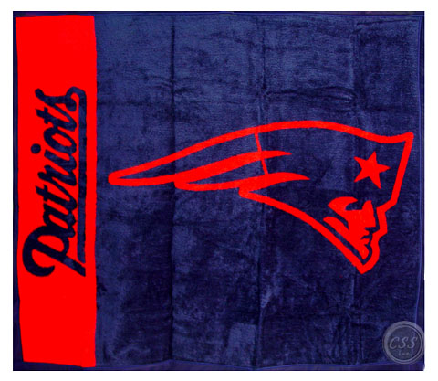 New England Patriots Throw Blanket 60 NFLPB