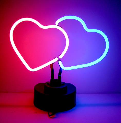 Neon Lamp - Two Hearts NLH613631