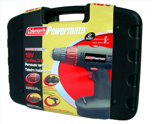 Coleman Cordless Drills Coleman Powermate Pro Series 18V Cordless Drill Kit PMD8133