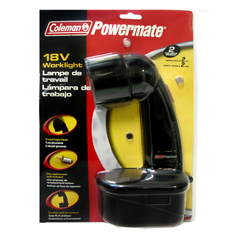 Coleman Work Light- 18 Volt Cordless Rechargeable Work Light PMD8147