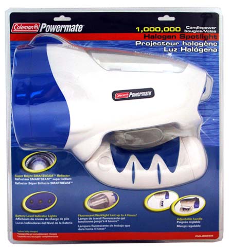 Rechargeable Spotlights 1 million candle power rechargeable marine halogen spotlight PML8025M