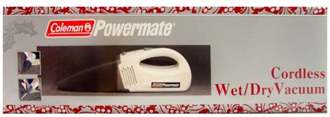 Coleman Cordless Rechargable Wet/Dry Vacuum - Gift Wrapped PMV6996-TG