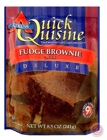 Atkins Brownie Mix - Atkins Quick Quisine Fudge Brownie Mix 6 Piece Case Pack QQFBMCASE