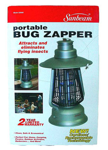 Sunbeam Cordless and Rechargeable Lantern Style Bug Zapper SB980