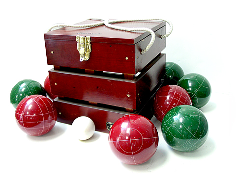 SPORTSCRAFT BOCCE SET - SPORTSCRAFT VINTAGE BOCCE BALL SET SC01002