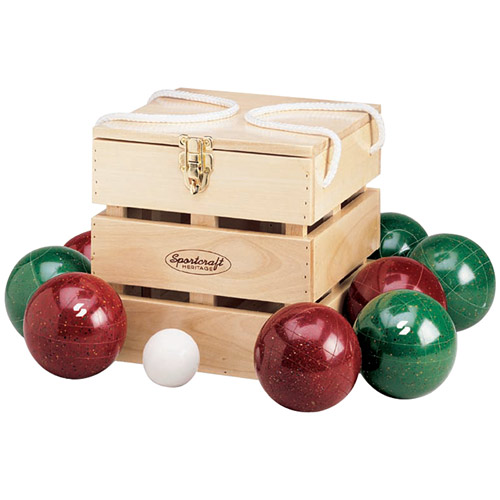 SPORTSCRAFT BOCCE BALL SET - SPORTSCRAFT HERITAGE COLLECTION BOCCE BALL SET SC01034