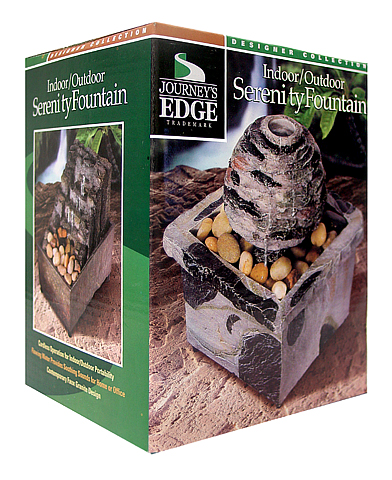 FOUNTAIN - JOURNEY'S EDGE INDOOR-OUTDOOR SERENITY FOUNTAIN - 3 ASST. STYLES SF-6-3724