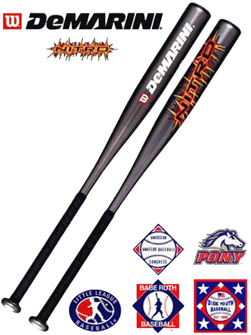 Wilson DeMarini Nitro Youth Baseball Bat - Wilson DeMarini Nitro Youth Baseball Bat 30 in / 21 oz SG2130-2