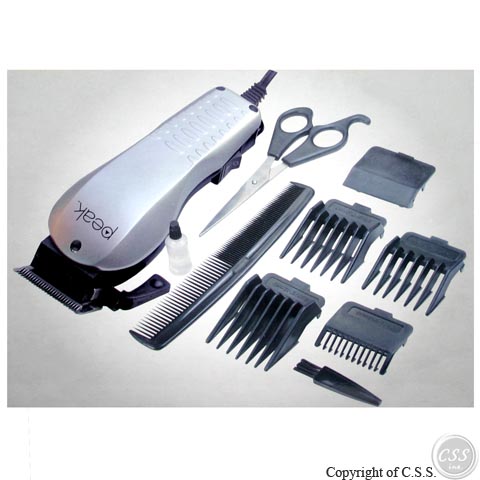 Peak 10 Piece Barber Set - Hair Cutting Kit with Aluminum Carry Case SSBS-6-4232