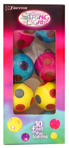Emerson 10' String Lights - Disco Balls STL331-W