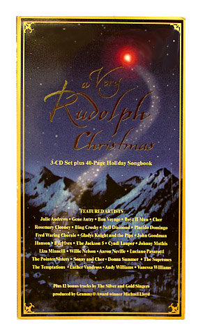 RUDOLPH CHRISTMAS MUSIC CD: VERY RUDOLPH CHRISTMAS 3 CD SET WITH 40 PAGE HOLIDAY SONG BOOK SX00852
