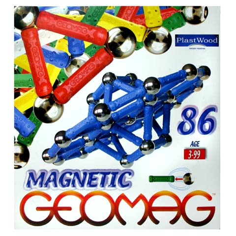 Geomag 86-Piece Magnetic Construction Set TOB9996