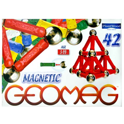 Geomag 42-Piece Magnetic Construction Set TOB9998