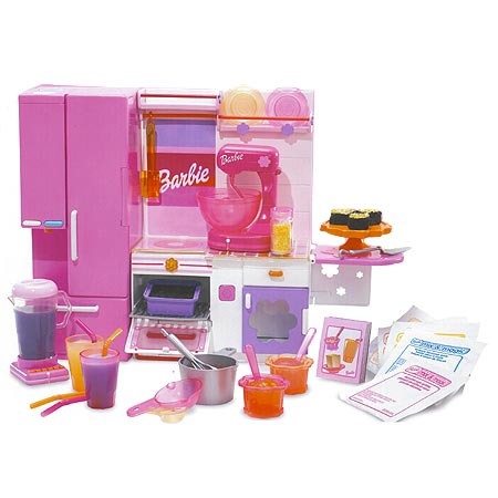 MATTEL BARBIE: MATTEL BARBIE MIX & MAGIC REAL FOOD KITCHEN TYB2368