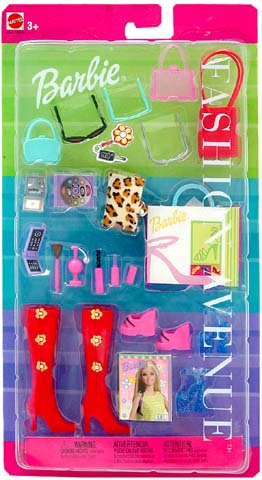 BARBIE: MATTEL BARBIE FASHION AVENUE DOLL ACCESORIES TYB28868