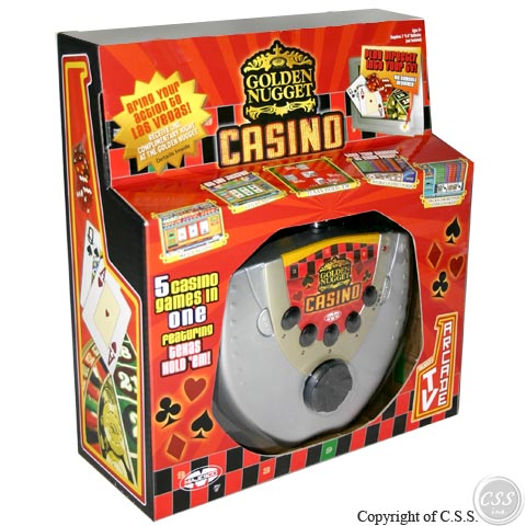Golden Nugget Casino TV Arcade 5 in 1 Casino Game By Majesco VGS-200