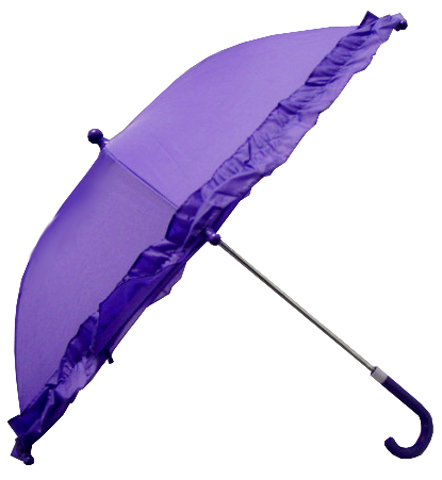 SIMPLY BASIC 37 INCH CHILDRENS UMBRELLA - PURPLE W102CHPAN
