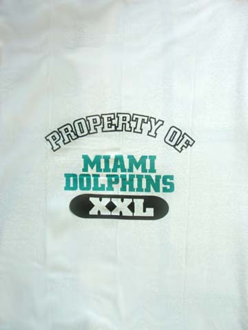 BEDDING BLANKET - MIAMI DOLPHINS 58X78 BLANKET AND THROW W20120