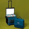 Royal/Black Cooler Bag On Wheels By Toppers