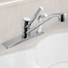 Peerless Single Handle Kitchen Faucet with Spray, Polished Chrome Finish