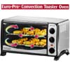 Euro-Pro 6 Slice Stainless Steel Convection Toaster Oven