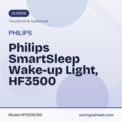 Philips SmartSleep Wake-up Light, HF3500