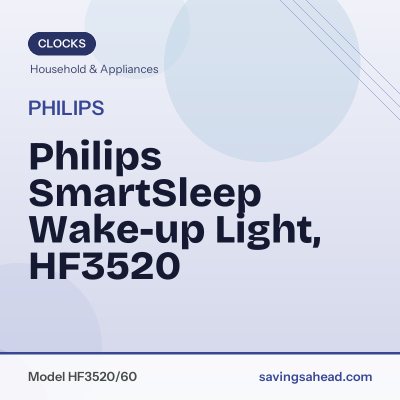 Philips SmartSleep Wake-up Light, HF3520
